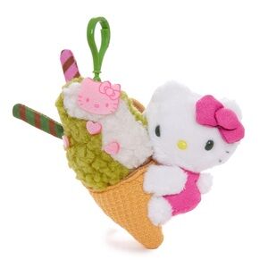 Hello Kitty Red and White Plush Can Toy